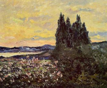 Maxime Maufra : The Bay of Saint-Tropez, Evening